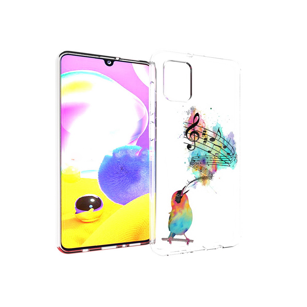 

Чехол MyPads Tocco для Samsung Galaxy A31 певчая птичка (PT146911.482.536), Прозрачный, Tocco