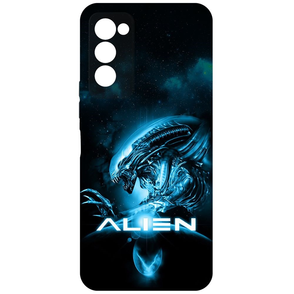 

Чехол-накладка Krutoff Soft Case Чужой. Космос для TECNO Camon 18 черный