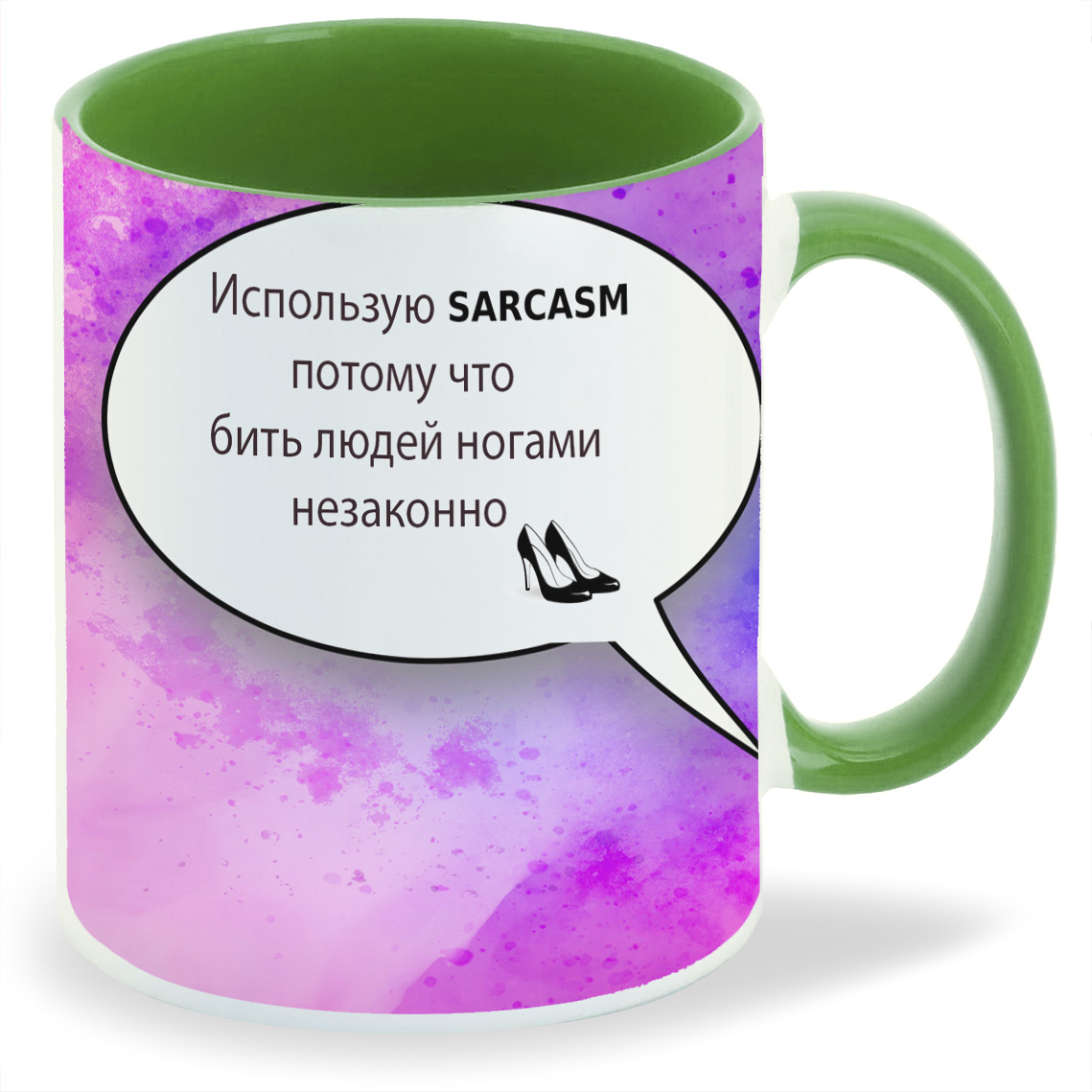 фото Кружка coolpodarok прикол сарказм девушка на розовом фоне prikol sarcasm girl (сарказм)