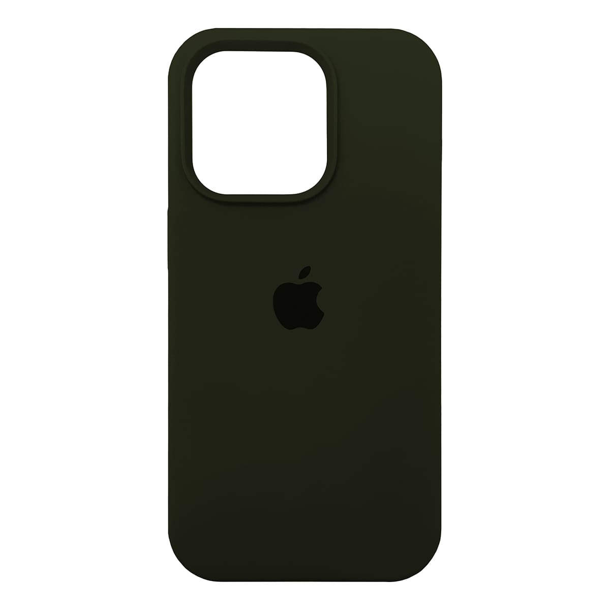 

Чехол iPhone 15 Pro Max Silicon Сase APL WS (с лого), темно-зеленый (IS004064)