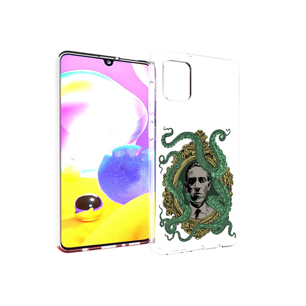 

Чехол MyPads Tocco для Samsung Galaxy A31 портрет с кракеном (PT146911.482.552), Прозрачный, Tocco