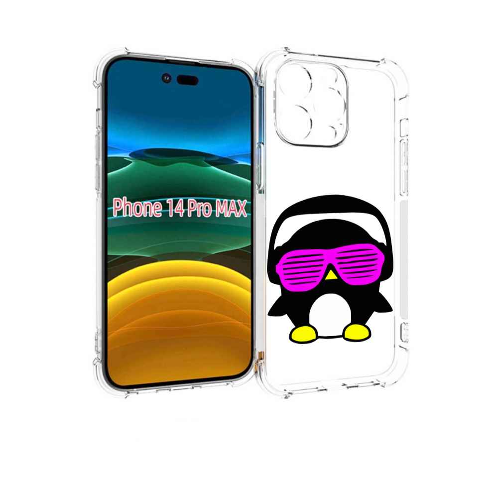 

Чехол MyPads пингвин для iPhone 14 Pro Max, Прозрачный, Tocco