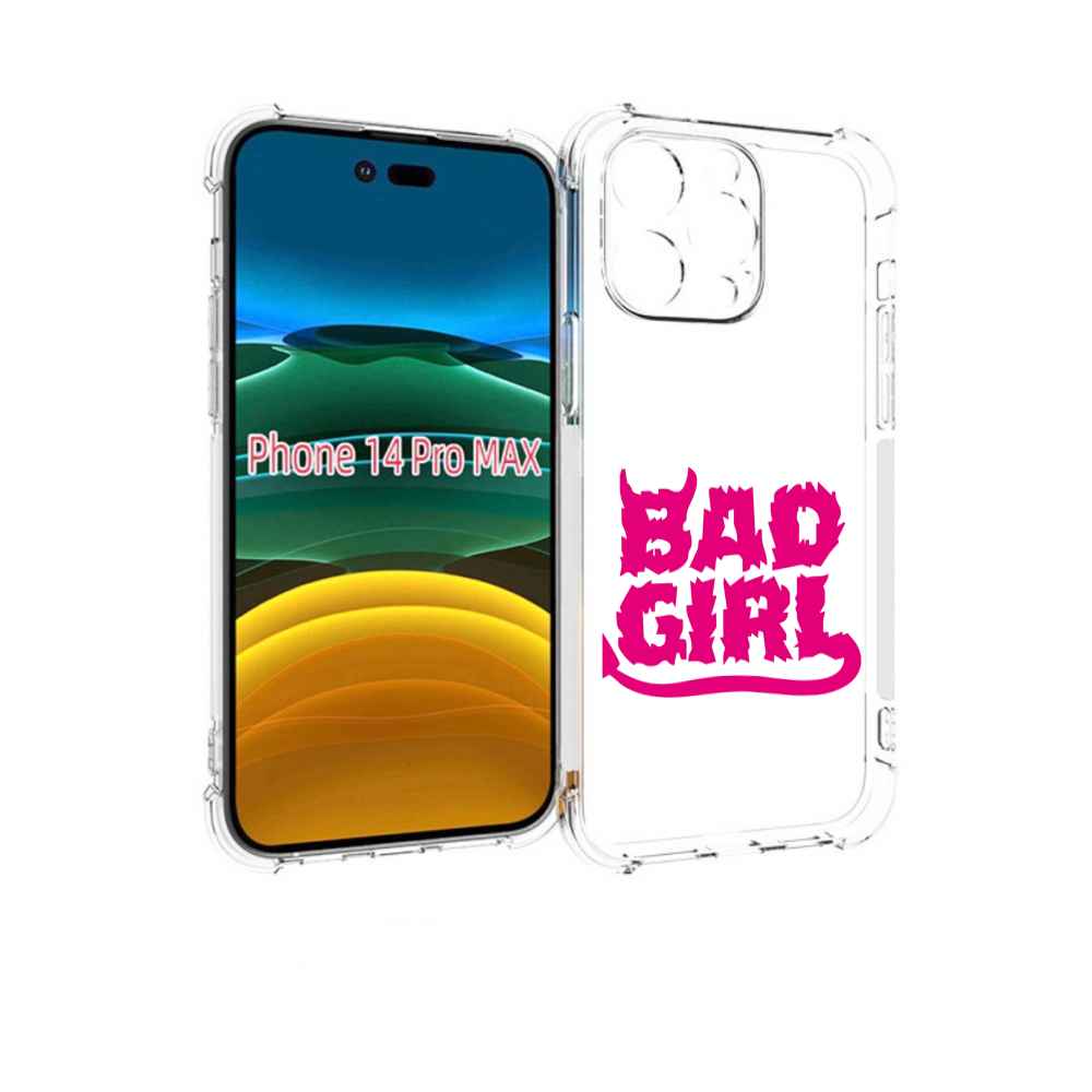 

Чехол MyPads плохая девочка для iPhone 14 Pro Max, Прозрачный, Tocco