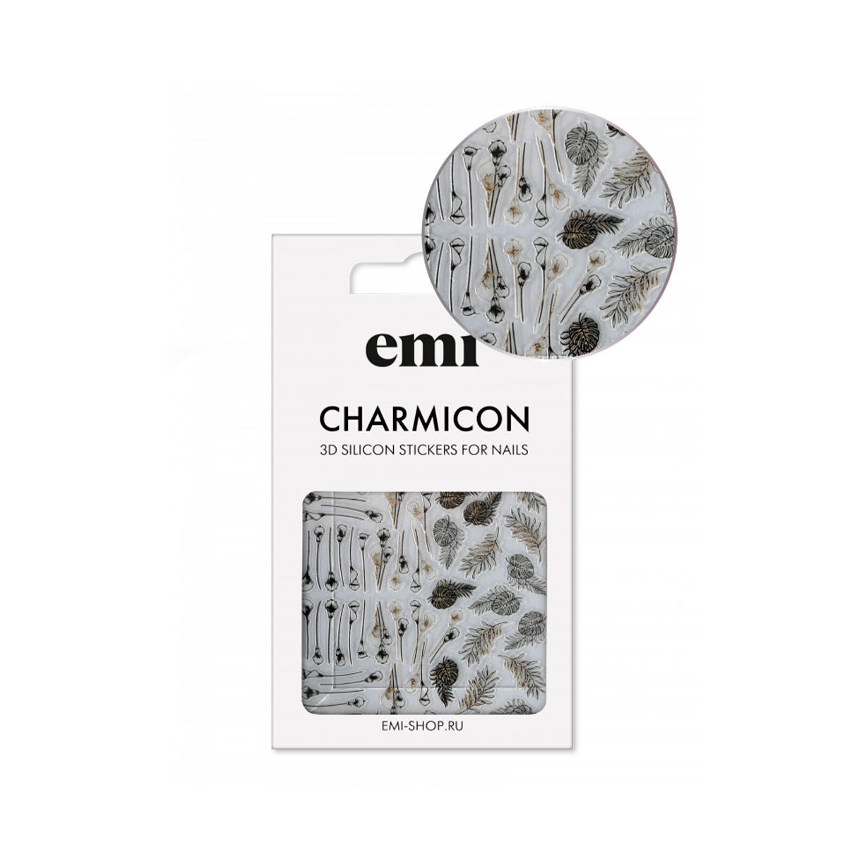 EMi 3D-стикеры 211 Тропический сад Charmicon 3D Silicone Stickers 237₽