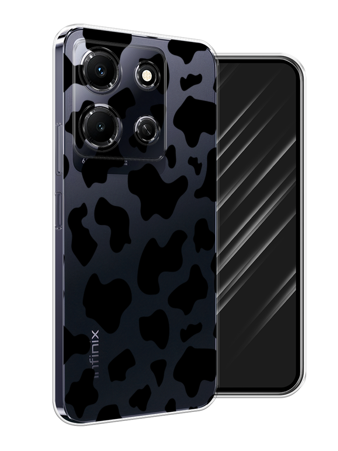 

Чехол Awog на Infinix Note 30i "Пятна коровы черные", Черный, 3104350-2