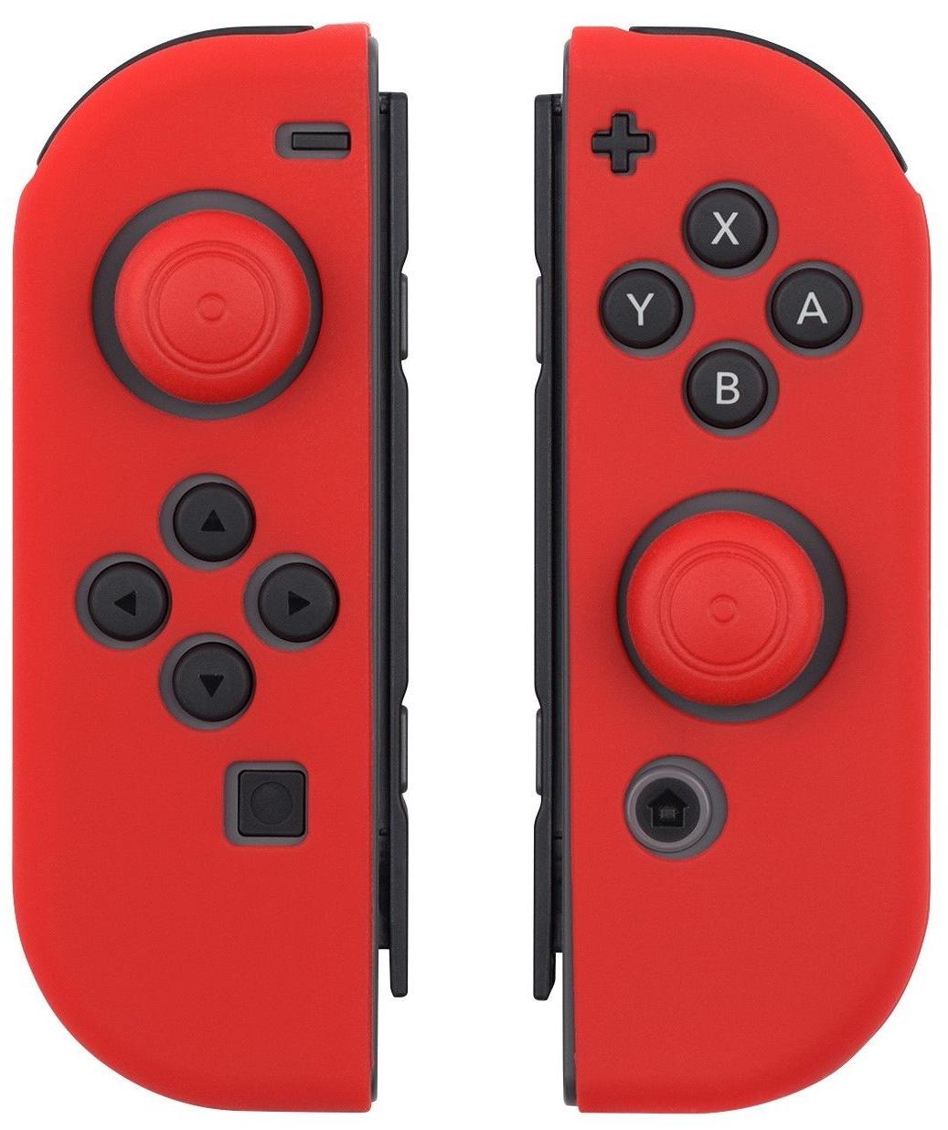 фото Силиконовый чехол для joy-con + накладки на стики для контроллеров gamewill