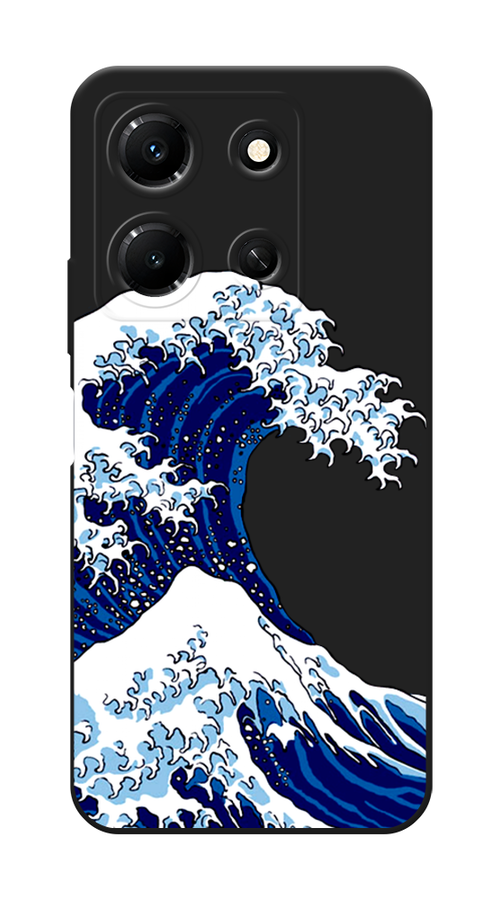 

Чехол Awog на Infinix Note 30i "Волна в Канагаве", Синий;белый, 3104352-1