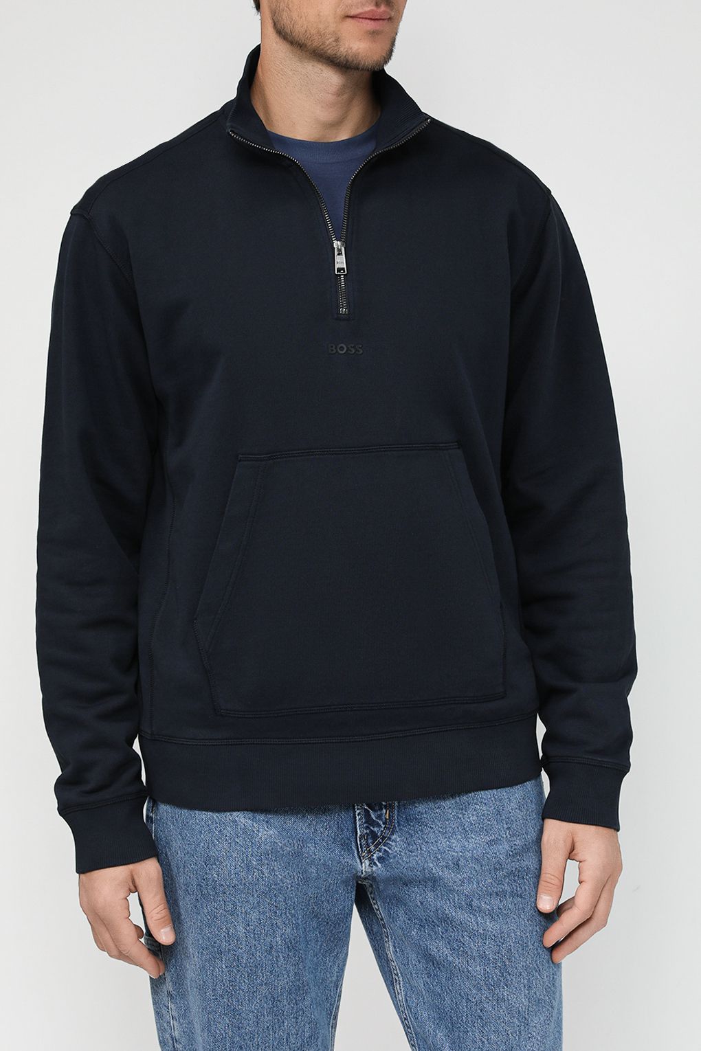

Свитшот мужской BOSS 50476137 синий XL, 50476137