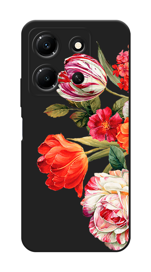 

Чехол Awog на Infinix Note 30i "Весенний букет", Красный;розовый;зеленый, 3104352-1