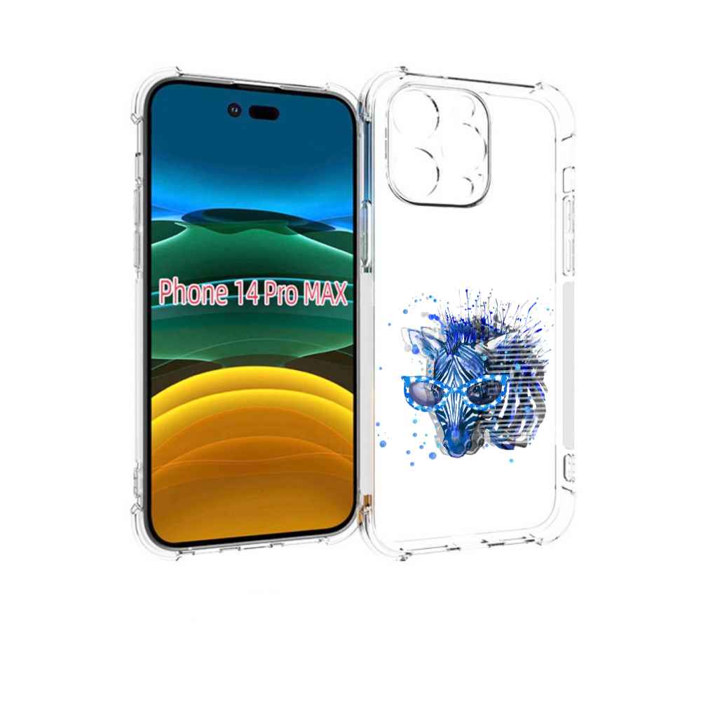 

Чехол MyPads расплывчатая зебра для iPhone 14 Pro Max, Прозрачный, Tocco