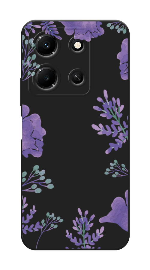 

Чехол Awog на Infinix Note 30i "Сиреневая цветочная рамка", Прозрачный;фиолетовый, 3104352-1