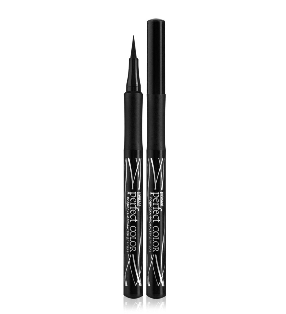 

Стойкая подводка-фломастер для глаз Luxvisage perfect color, Черный