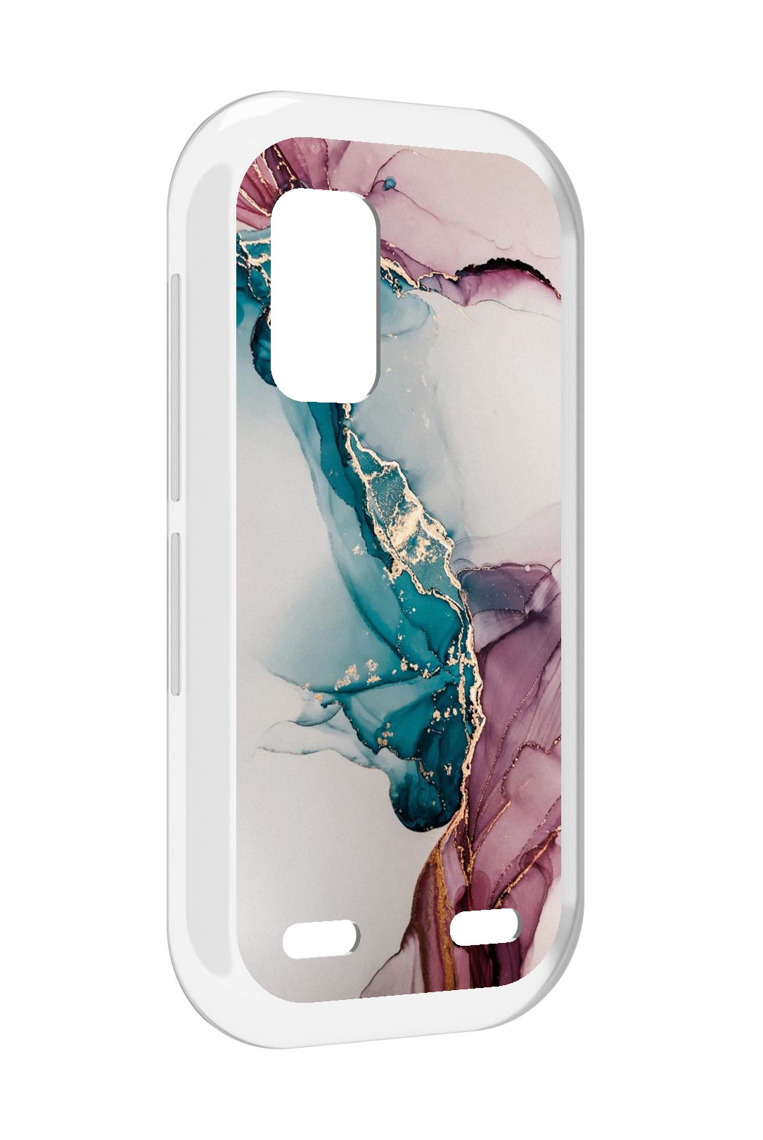 

Чехол MyPads фиолетовый синий краски для UleFone Armor X10 / X10 Pro, Прозрачный, Tocco