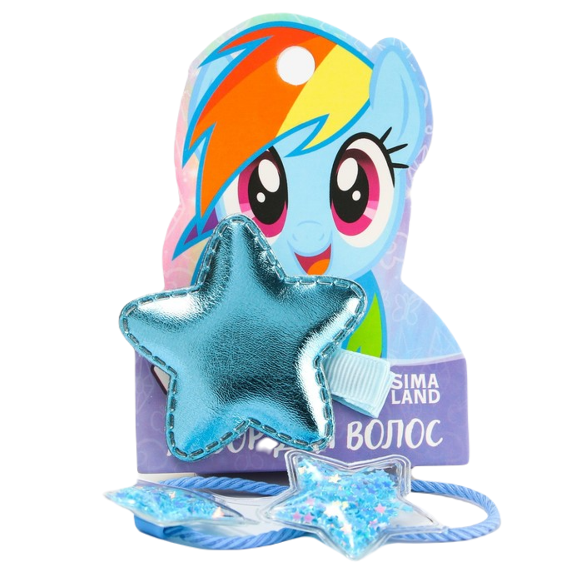 

Заколка женская Hasbro My Little Pony, голубой, My Little Pony