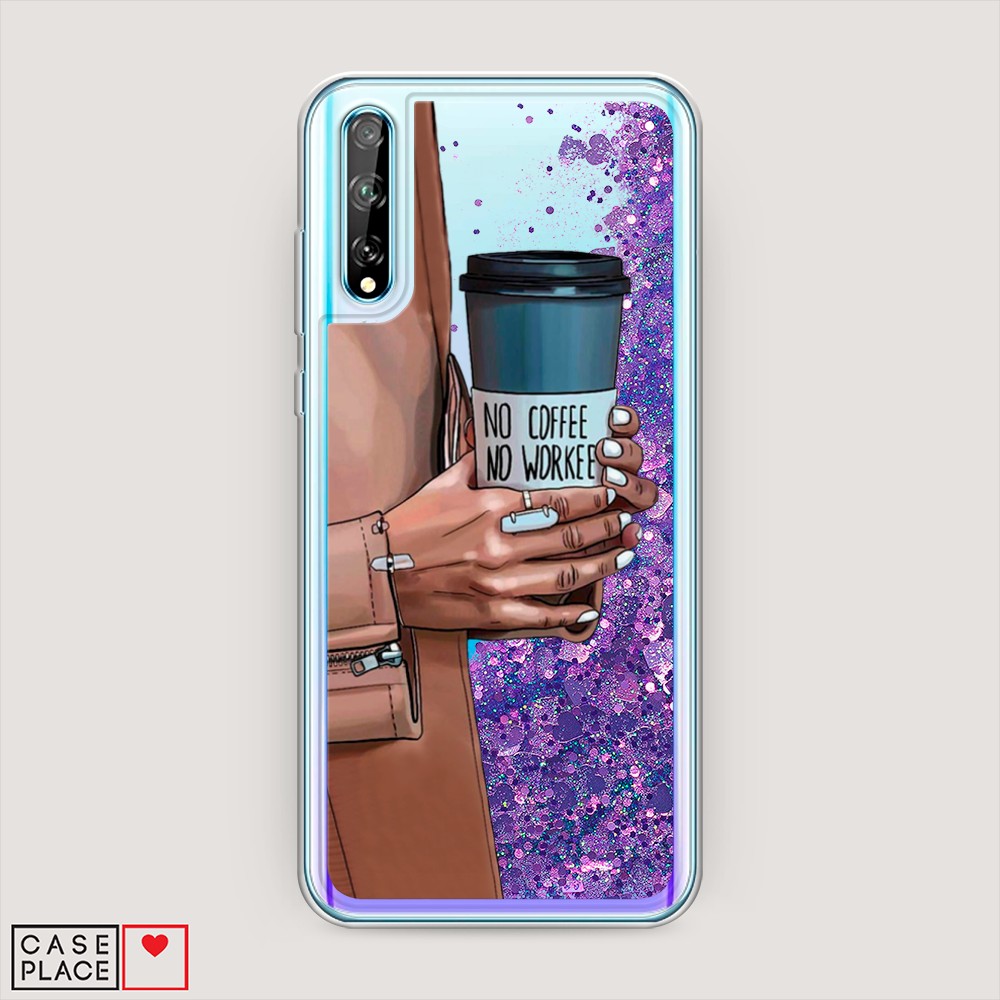 

Чехол Awog на Huawei Y8p/Huawei P Smart S "No coffee", Разноцветный, 6103592-1
