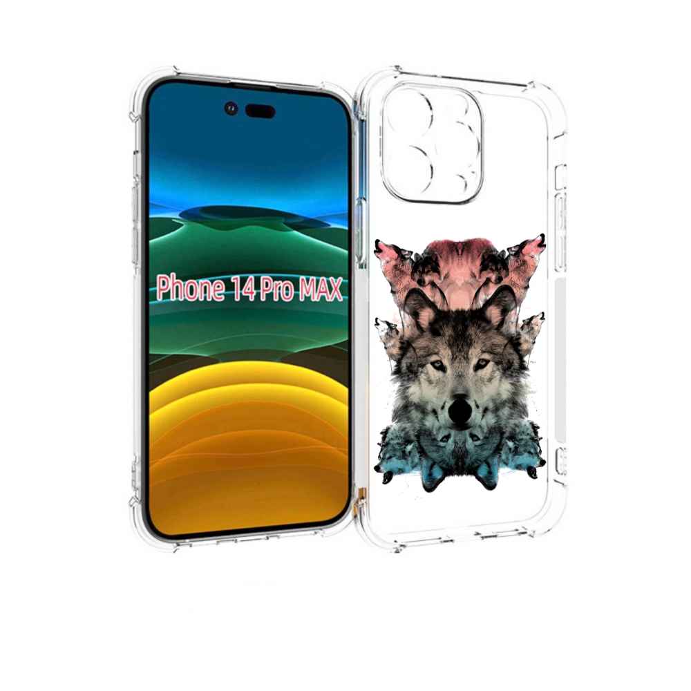 

Чехол MyPads стая для iPhone 14 Pro Max, Прозрачный, Tocco