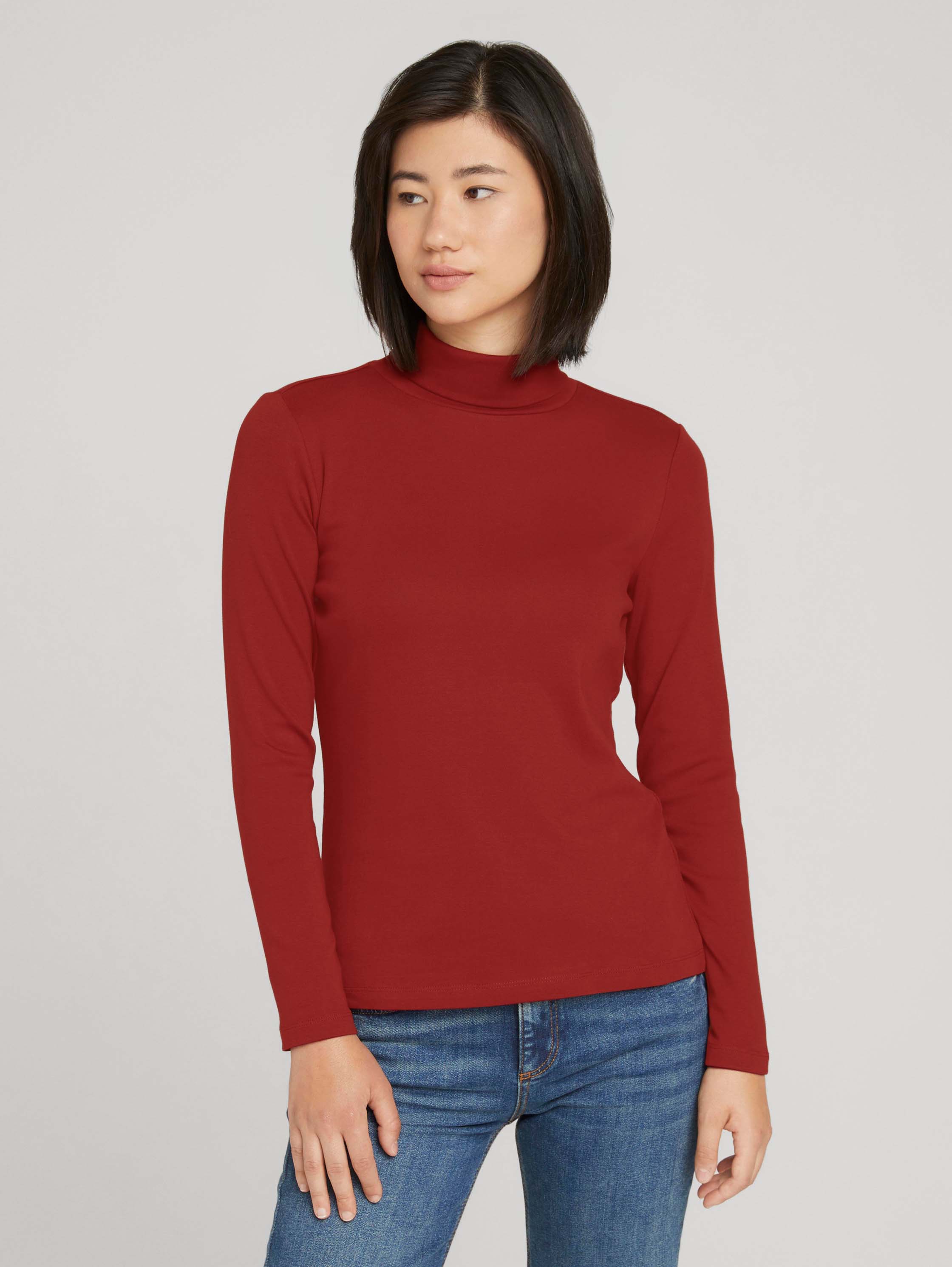 

Водолазка женская TOM TAILOR 1027215 красная XS, 1027215