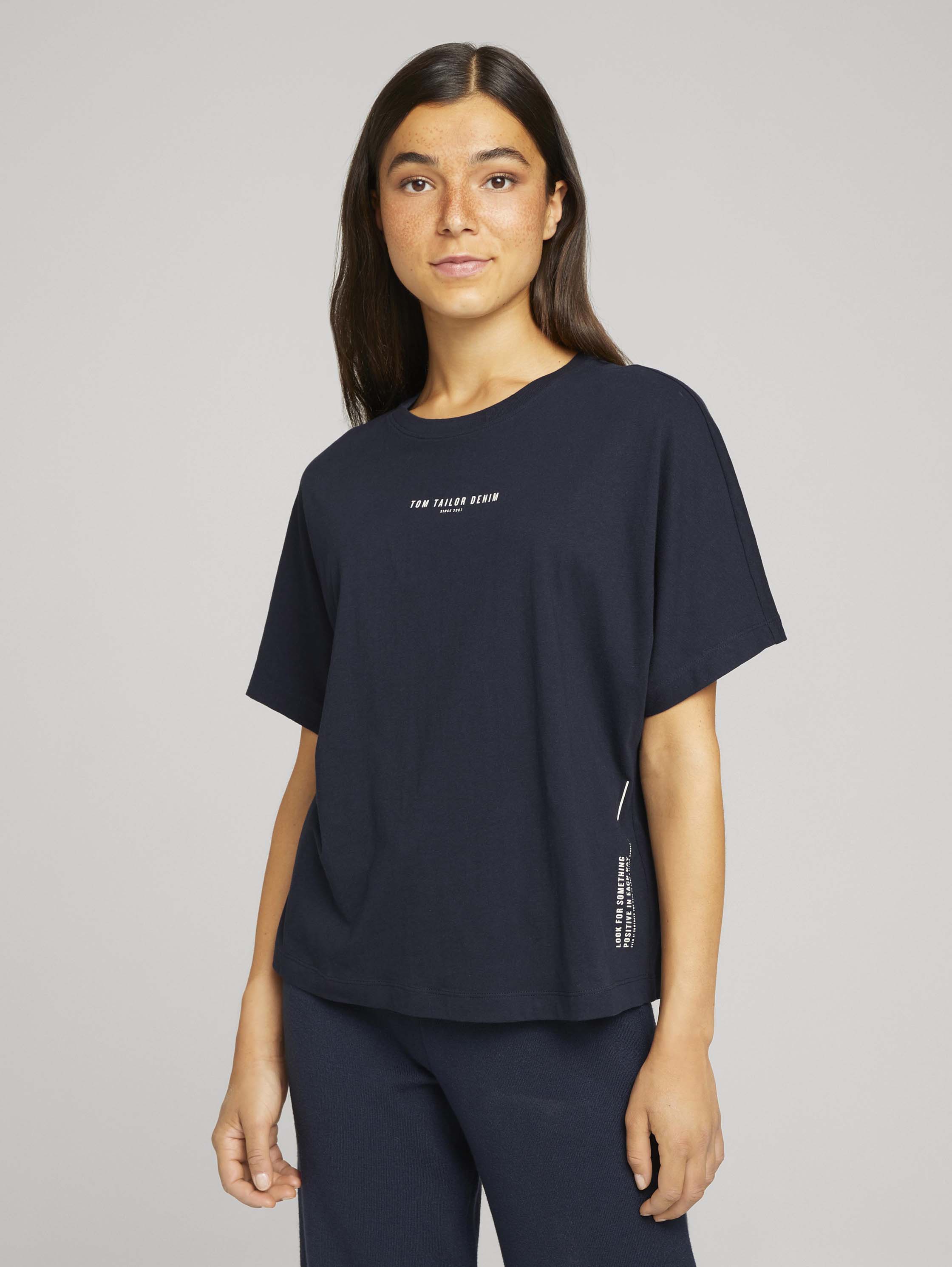 

Футболка женская TOM TAILOR 1027256 синяя L, 1027256
