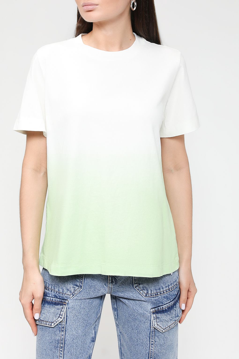 

Футболка женская Esprit Edc 023CC1K320 зеленая XS, Зеленый, 023CC1K320