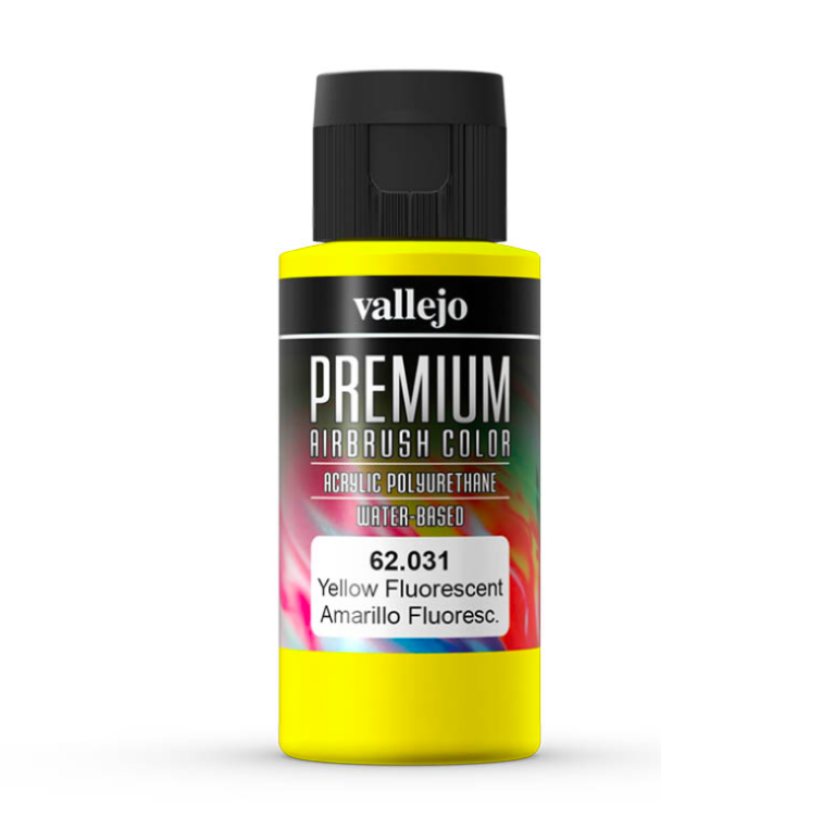 

Краска акрил-уретановая Vallejo Premium Color, Желтый Флуорисцентная, Yellow Fluo 62031