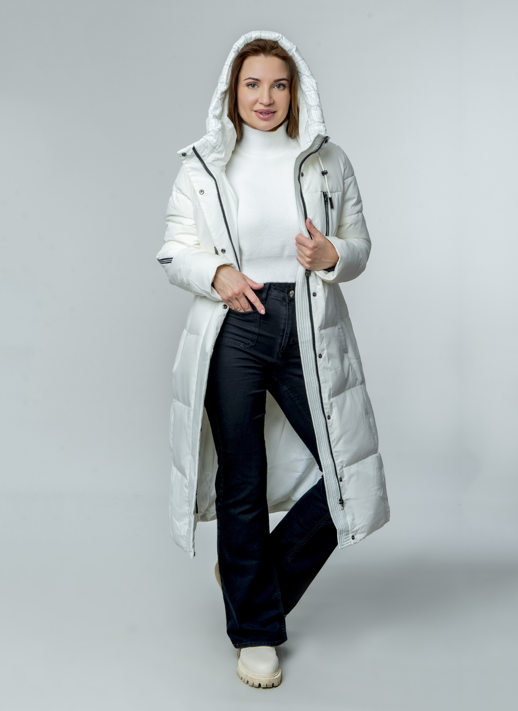 

Пальто женское Britt 58413 белое 44 RU, 58413