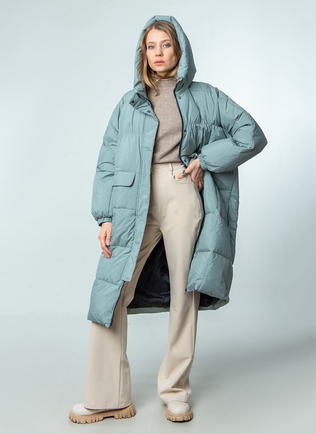 

Куртка женская Britt 58414 голубая 48 RU, 58414