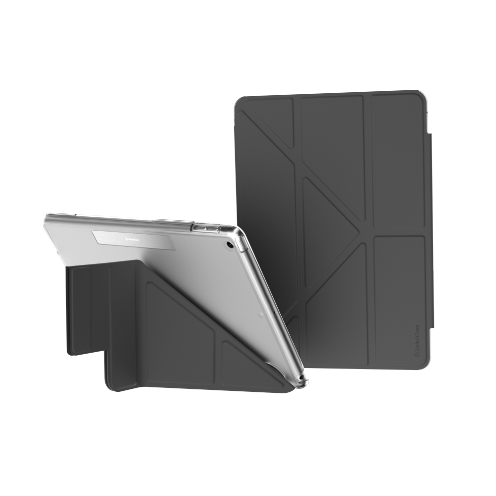 Чехол SwitchEasy Origami Nude для 2021~2019 iPad 10.2, черный (SPD110037BK22)