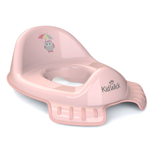 Сиденье на унитаз KIDWICK Флиппер, от 1,5 года до 5 лет, пластик, розовый , kw120300