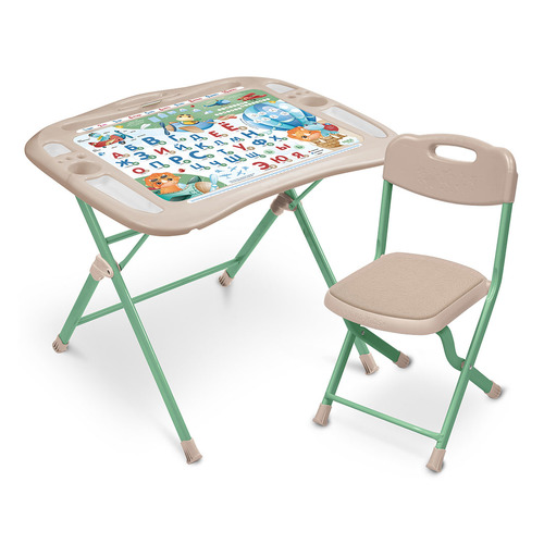 Набор детской мебели Nika С ДИНОпилотами , nkp1/д nika набор мебели азбука стол мягкий стул от 3 до 7 лет