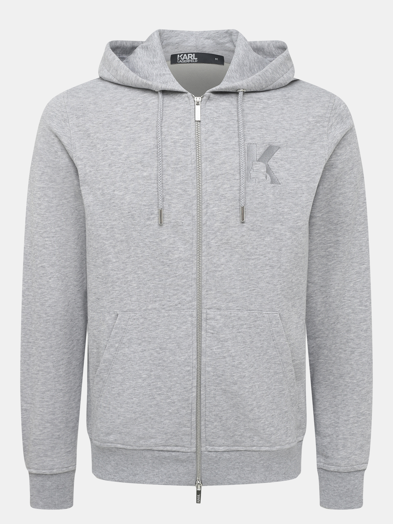 

Толстовка мужская Karl Lagerfeld 487477 серая XXXL, Серый, 487477