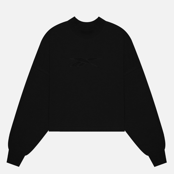 

Женская толстовка Reebok Studio Vector Knit Crew чёрный, Размер S, Studio Vector Knit Crew