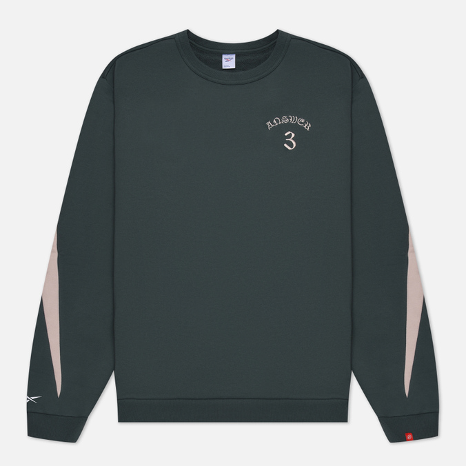 

Мужская толстовка Reebok LNY Crew Neck зелёный, Размер S, Зеленый, LNY Crew Neck