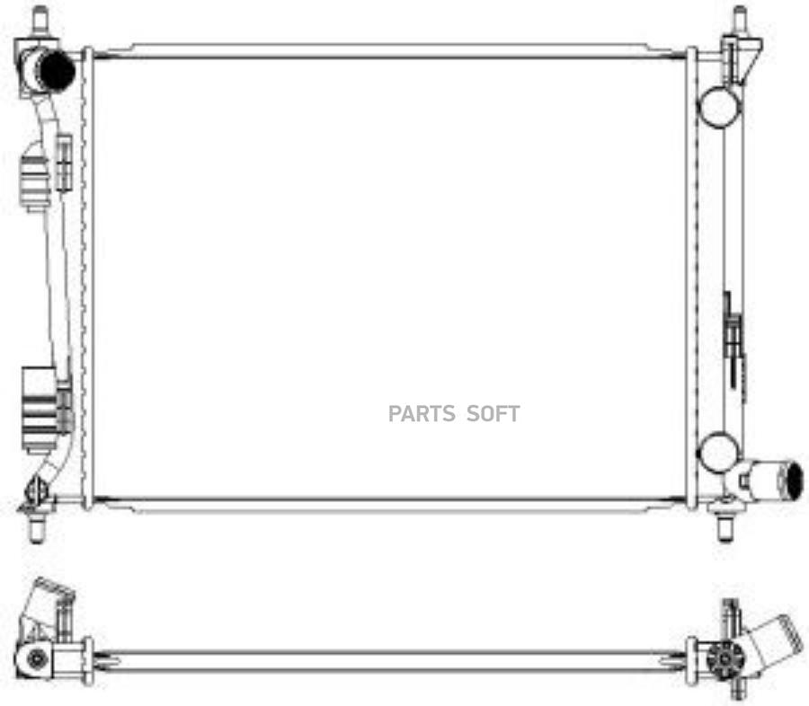 Радиатор Hyundai Solaris 32218512