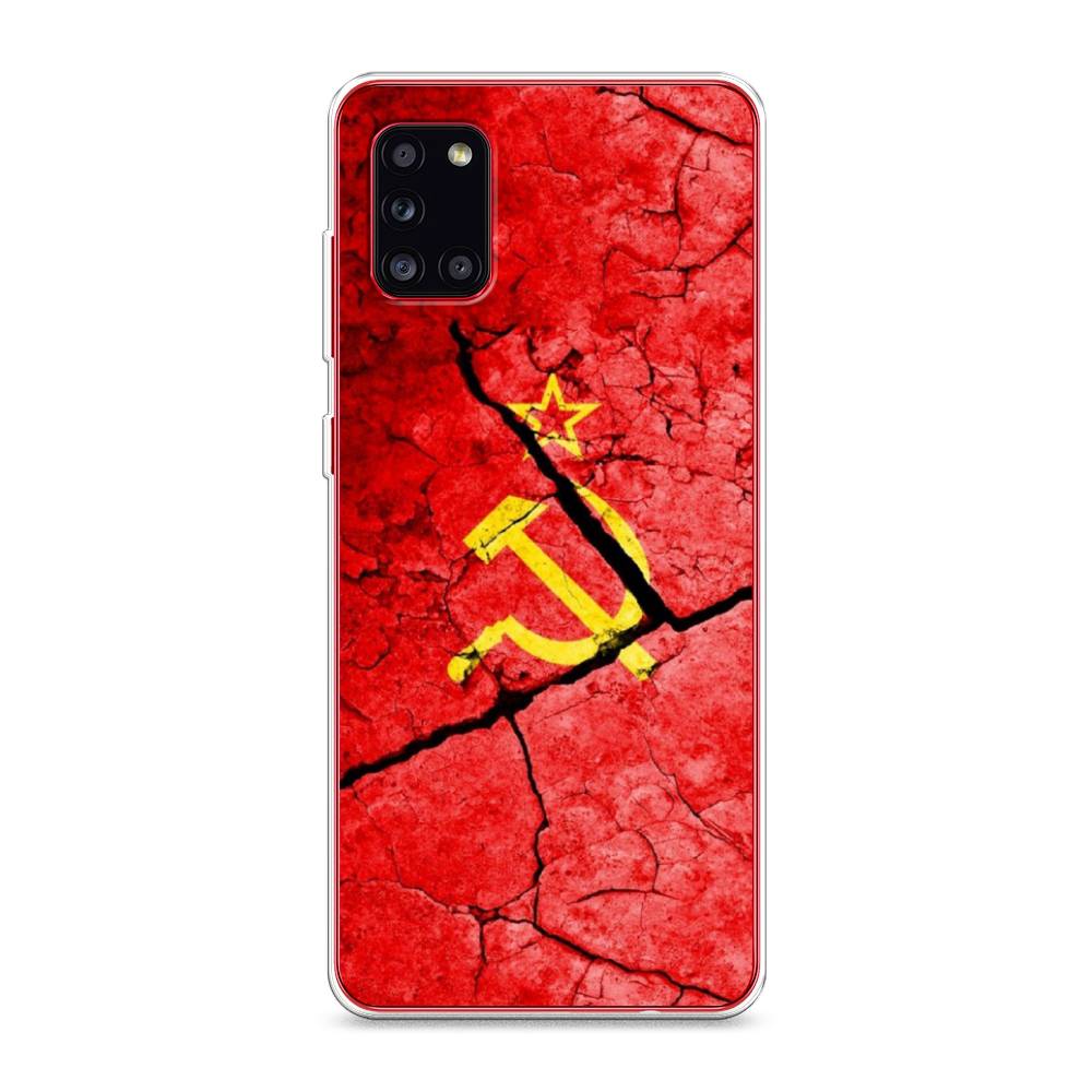 фото Силиконовый чехол "ссср" на samsung galaxy a31 awog