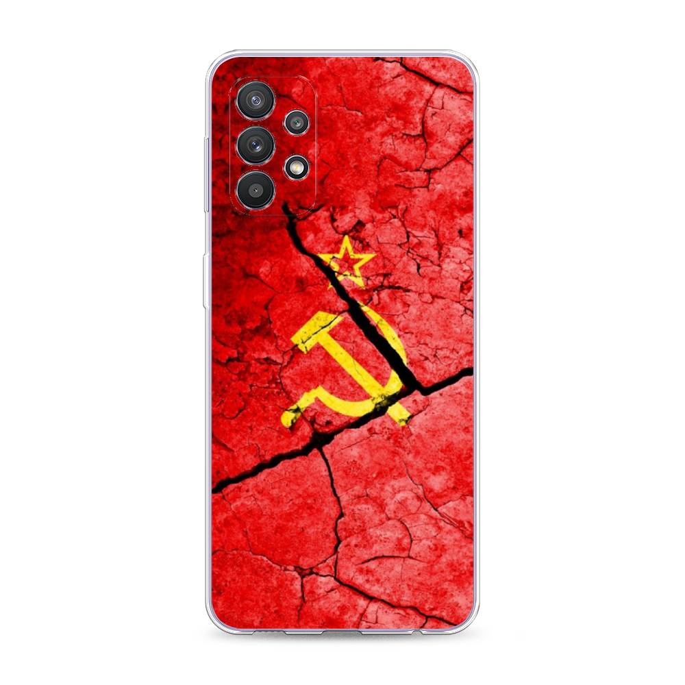 фото Силиконовый чехол "ссср" на samsung galaxy a32 awog