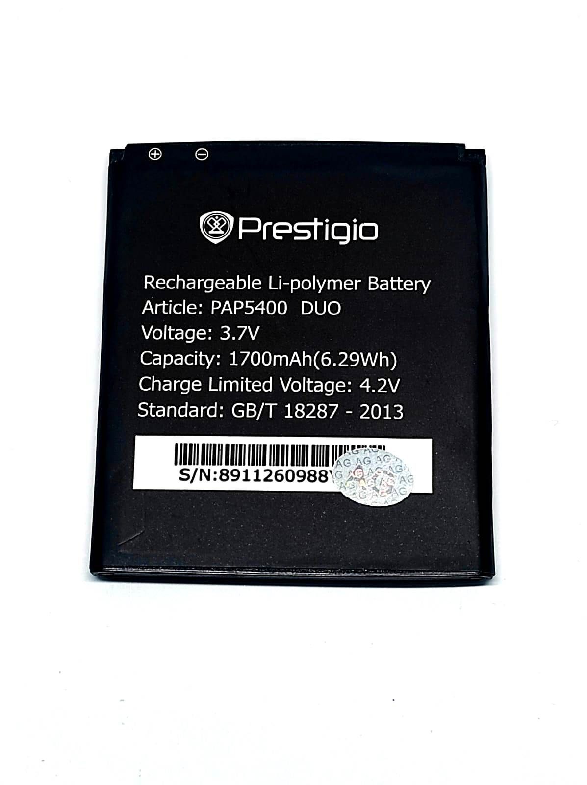 

Аккумулятор для телефона Prestigio PAP5400 мАч 1700