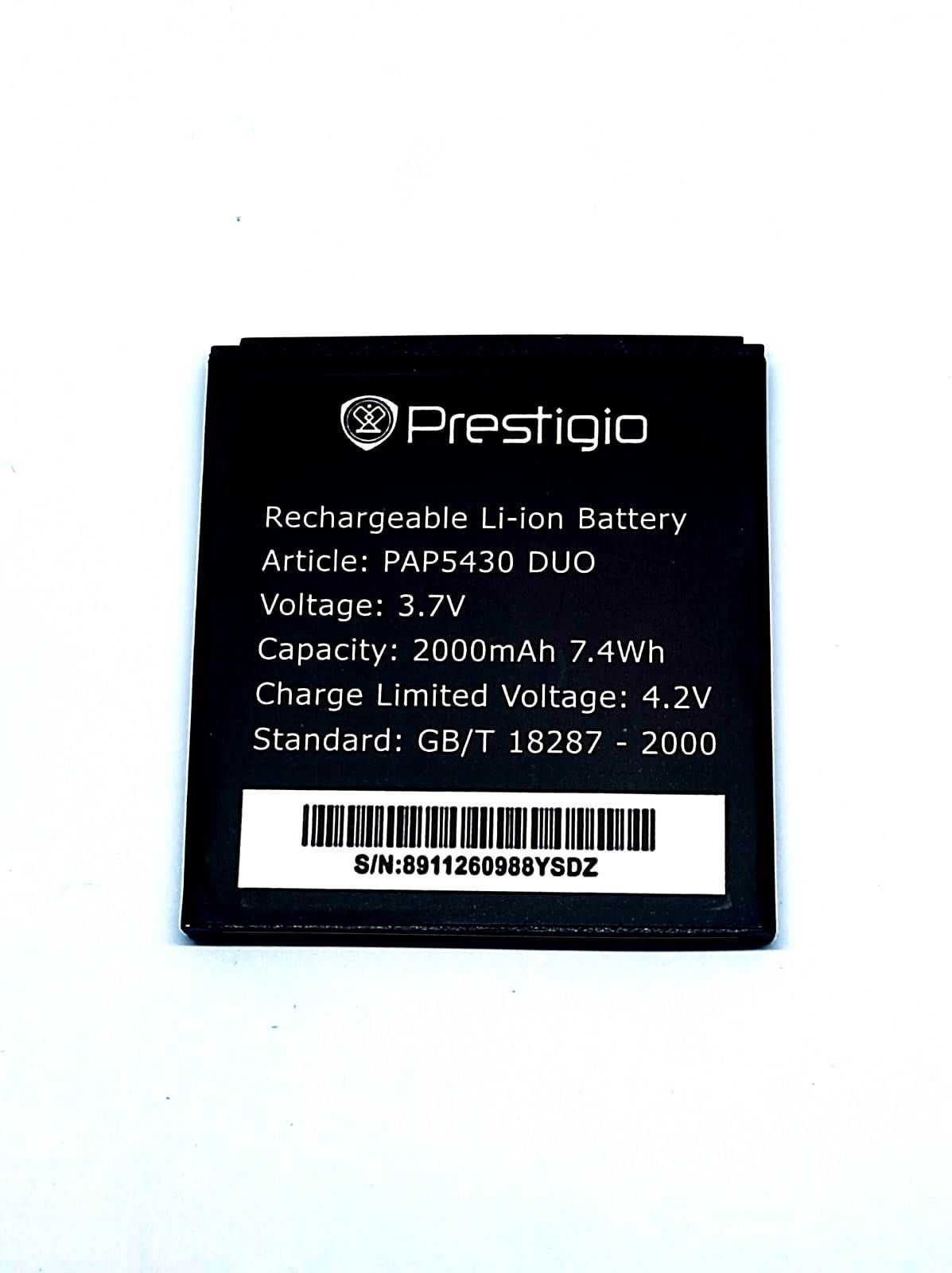 

Аккумулятор для телефона Prestigio PAP5430 мАч 2000