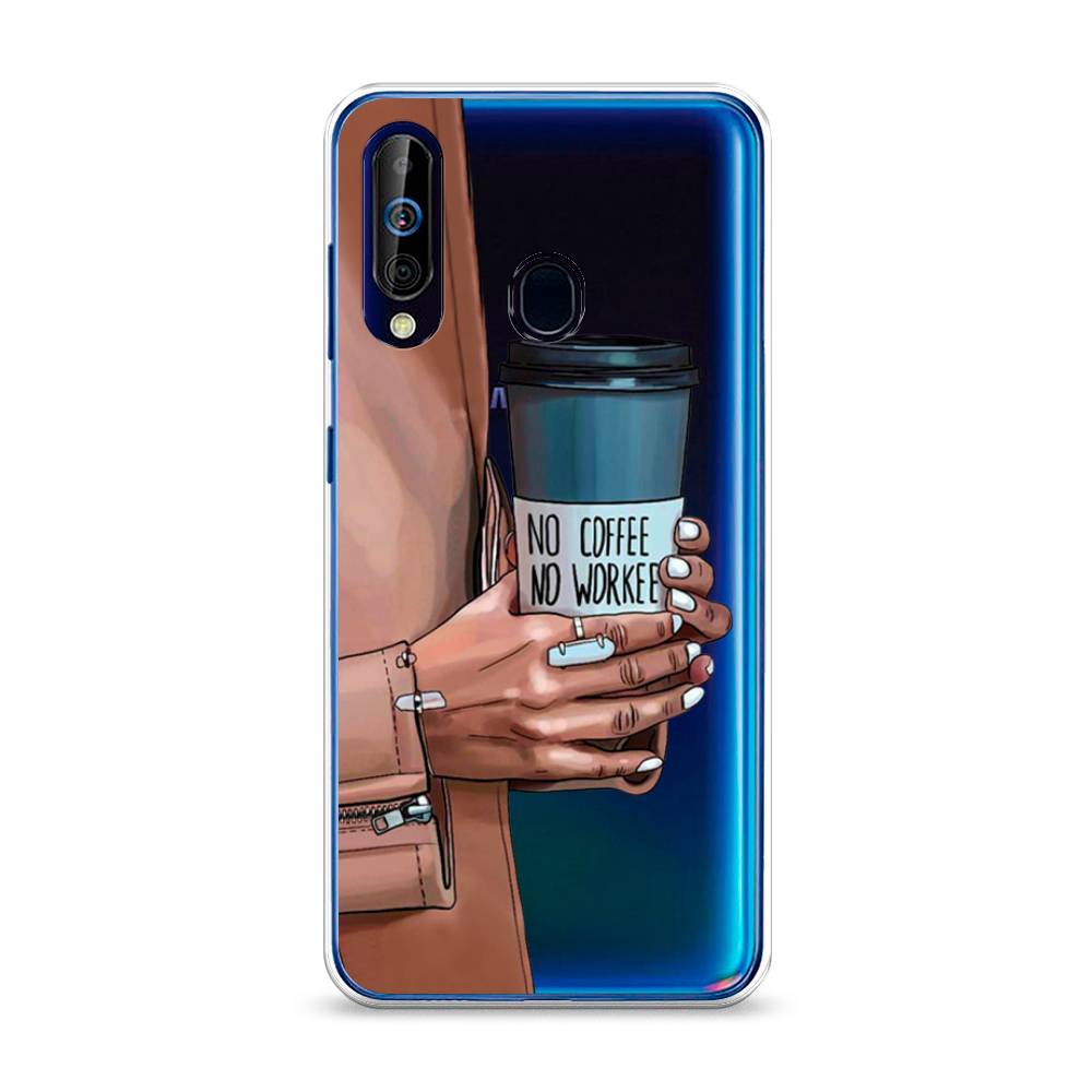 

Чехол Awog на Samsung Galaxy A60/M40 "No coffee", Разноцветный, 28250-7