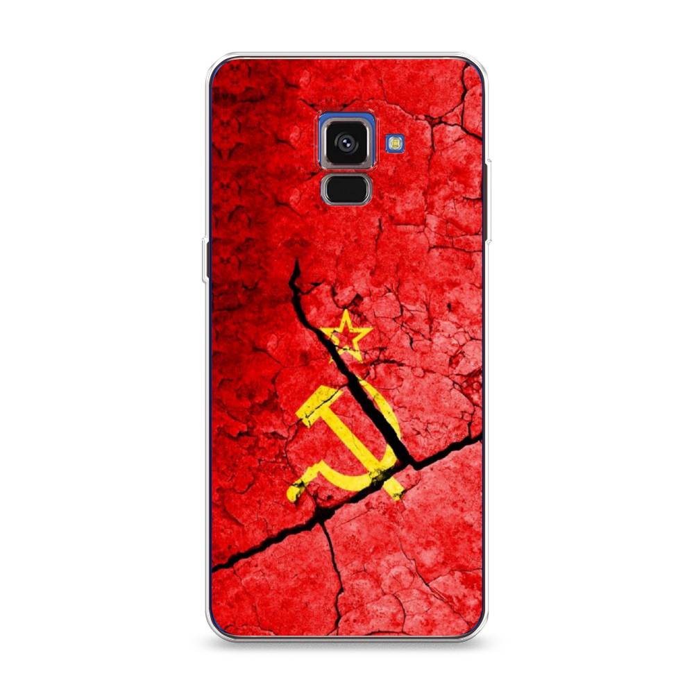 

Чехол Awog на Samsung Galaxy A8 2018 "СССР", Разноцветный, 25450-5