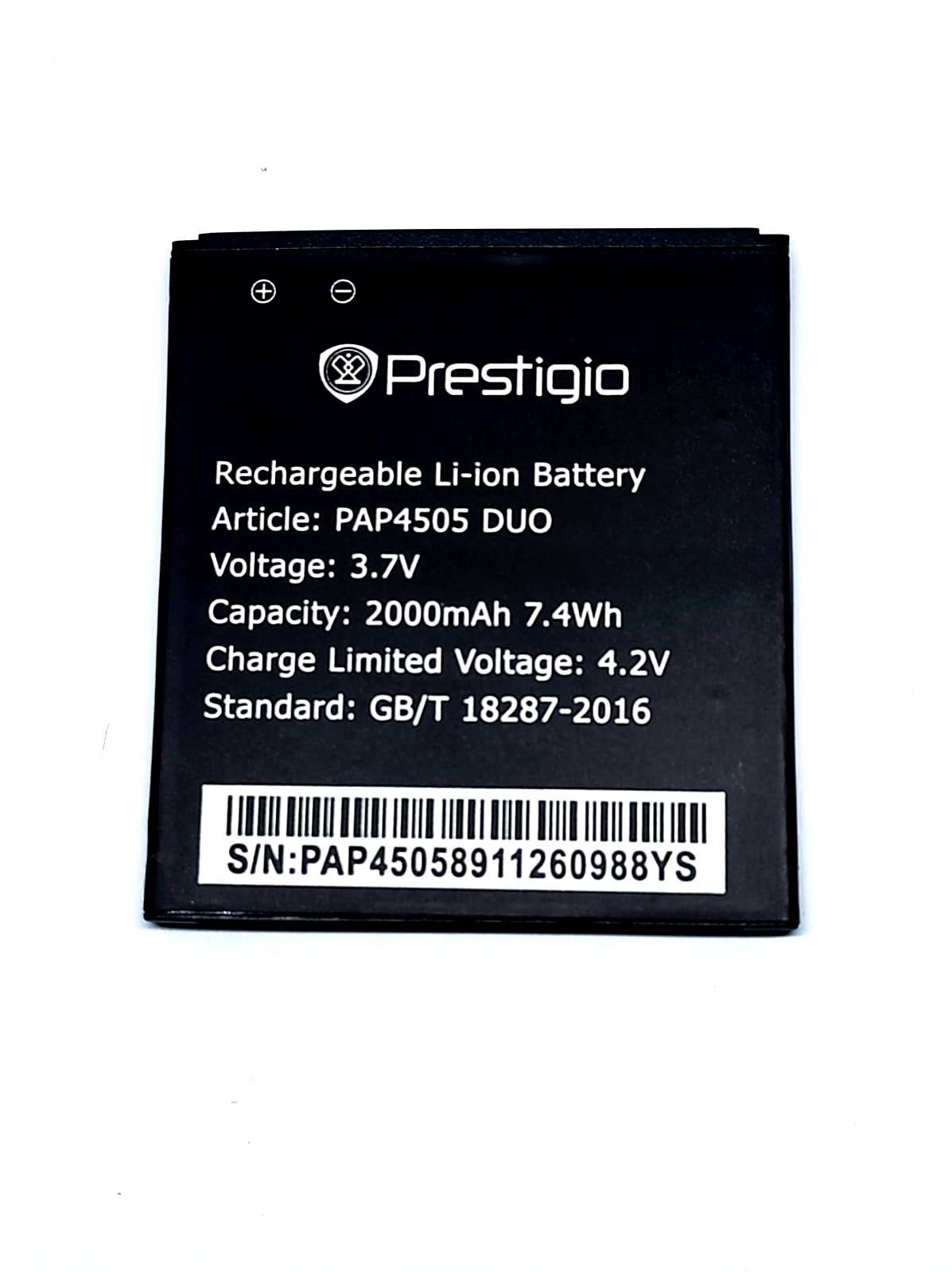 

Аккумулятор для телефона Prestigio PAP4505 мАч 2000