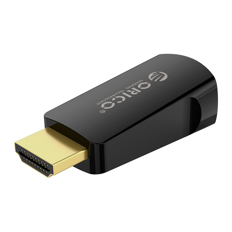 

Адаптер Orico HDMI - VGA + Jack 3.5 M-F (ЦБ-00002682), XD-HLFV-BK