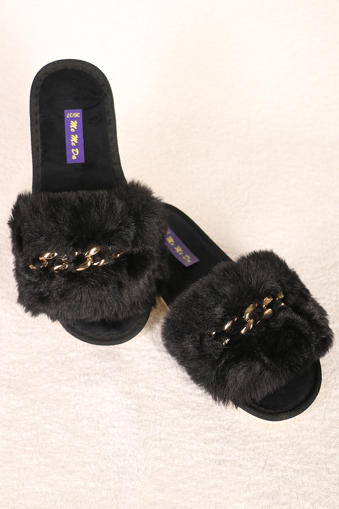

Тапочки женские AlmondShop ТР-27 0281.С1 черные 38 RU, Черный, ТР-27 0281.С1