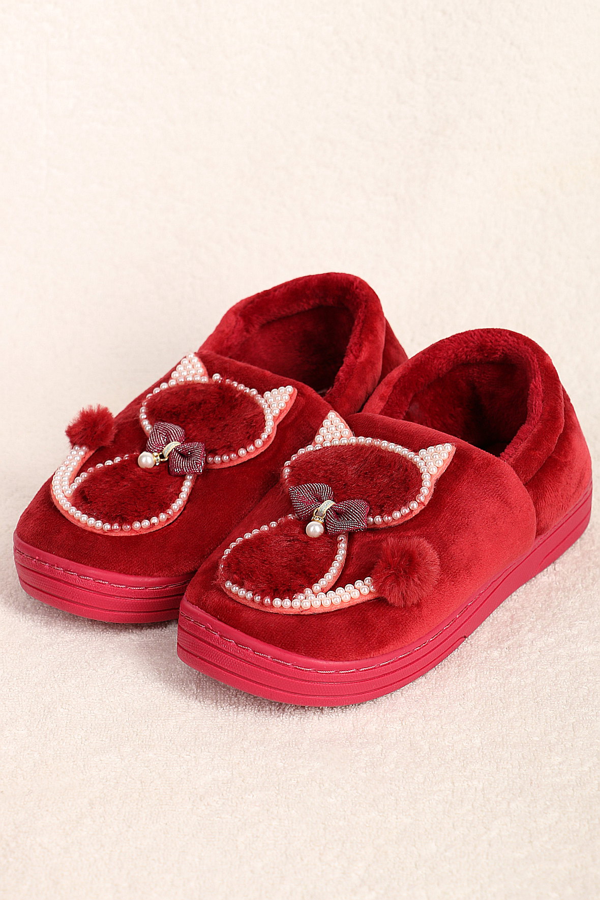 

Тапочки женские AlmondShop ТР-27 К-655.С3 бордовые 39 RU, Бордовый, ТР-27 К-655.С3