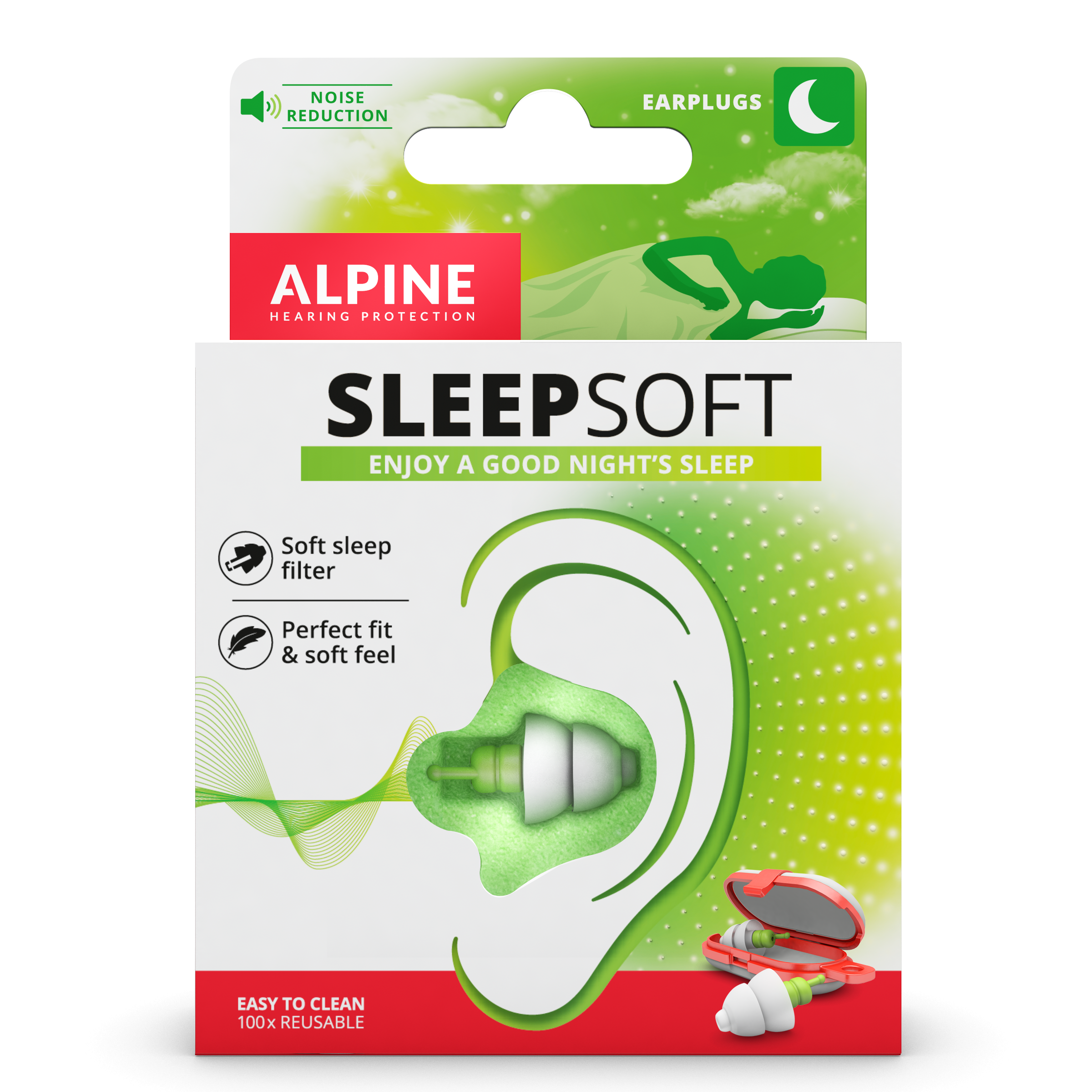Беруши для сна SleepSoft. Alpine Hearing Protection