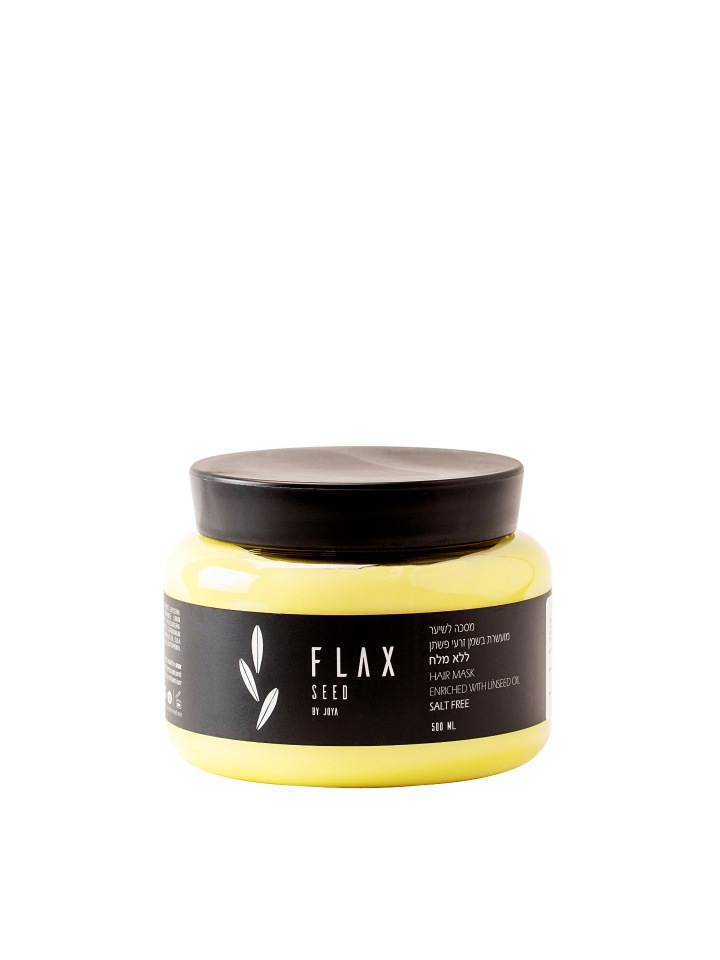 Купить Маска для всех типов волос Joya Cosmetics c льняным маслом (Flax Seed), 500 мл., Маска c льняным маслом