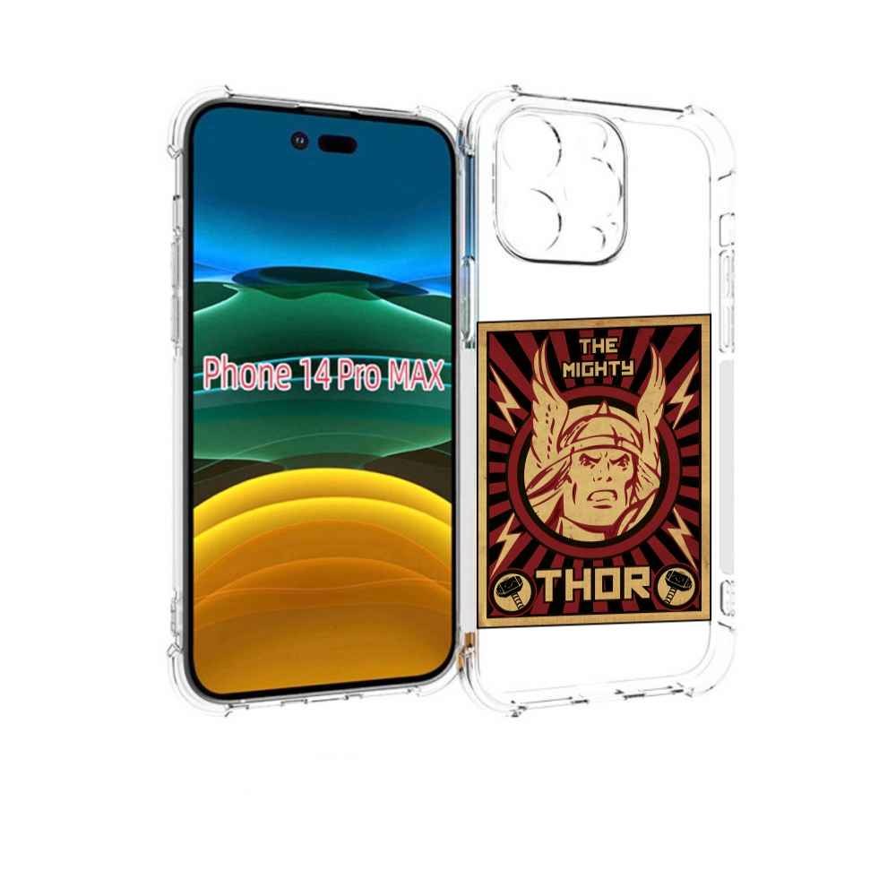 

Чехол MyPads тор лицо для iPhone 14 Pro Max, Прозрачный, Tocco