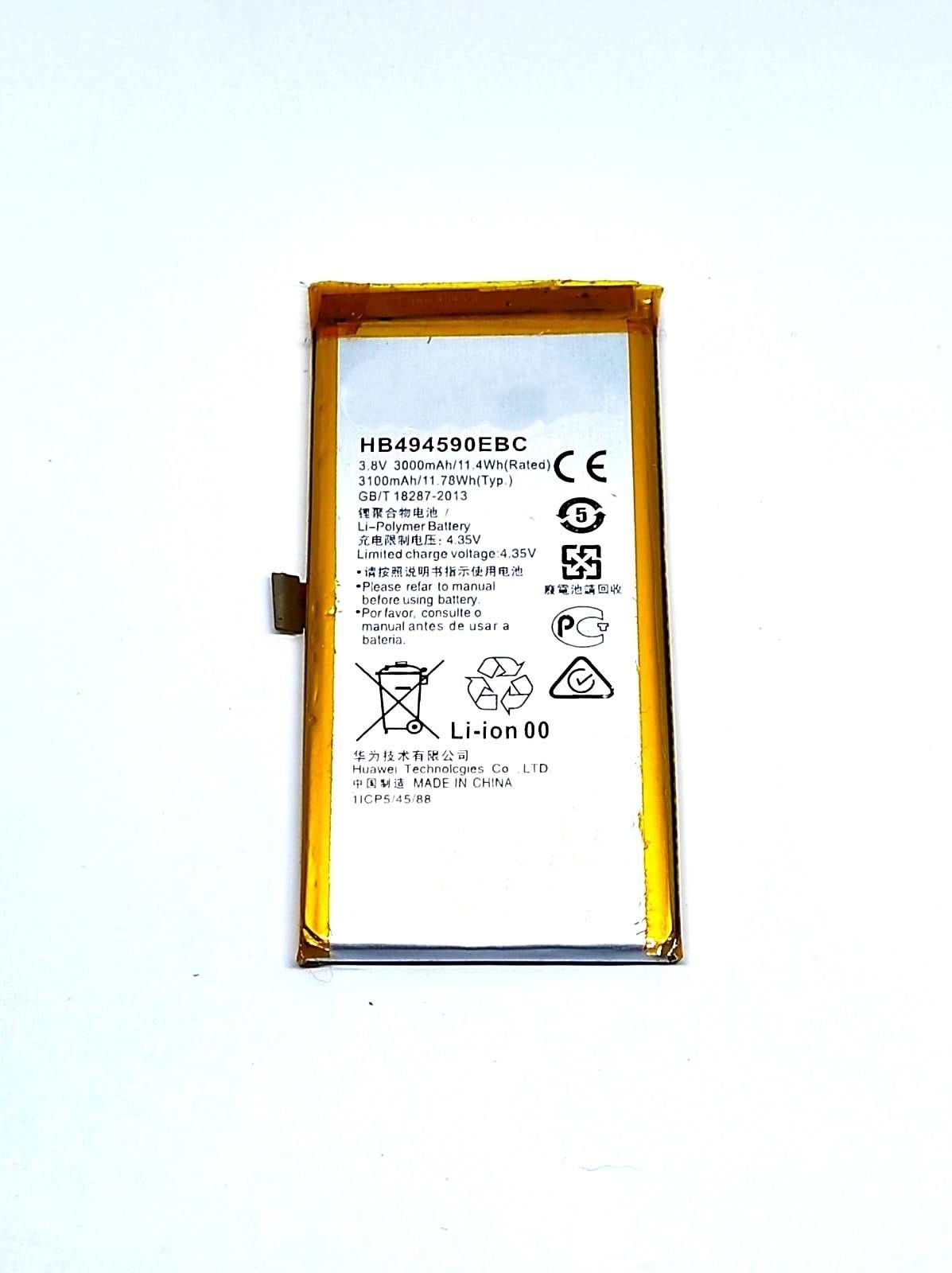 

Аккумулятор для телефона HB494590EBC Huawei Honor 7, Ascend G628 мАч 3000