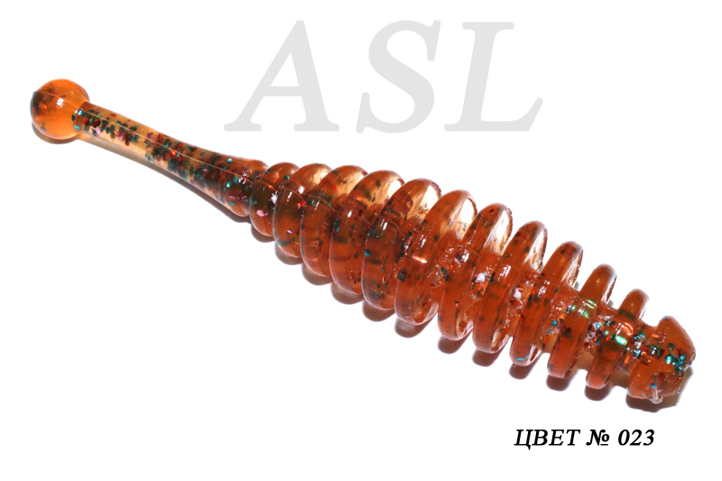 

Силиконовая приманка ASL Бу-Бу цв. 023,L-5см 10шт/уп, Бу-бу