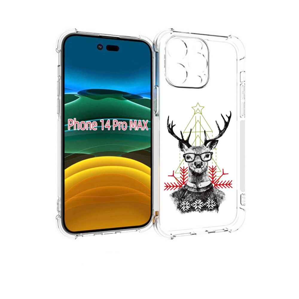 

Чехол MyPads умный олень для iPhone 14 Pro Max, Прозрачный, Tocco
