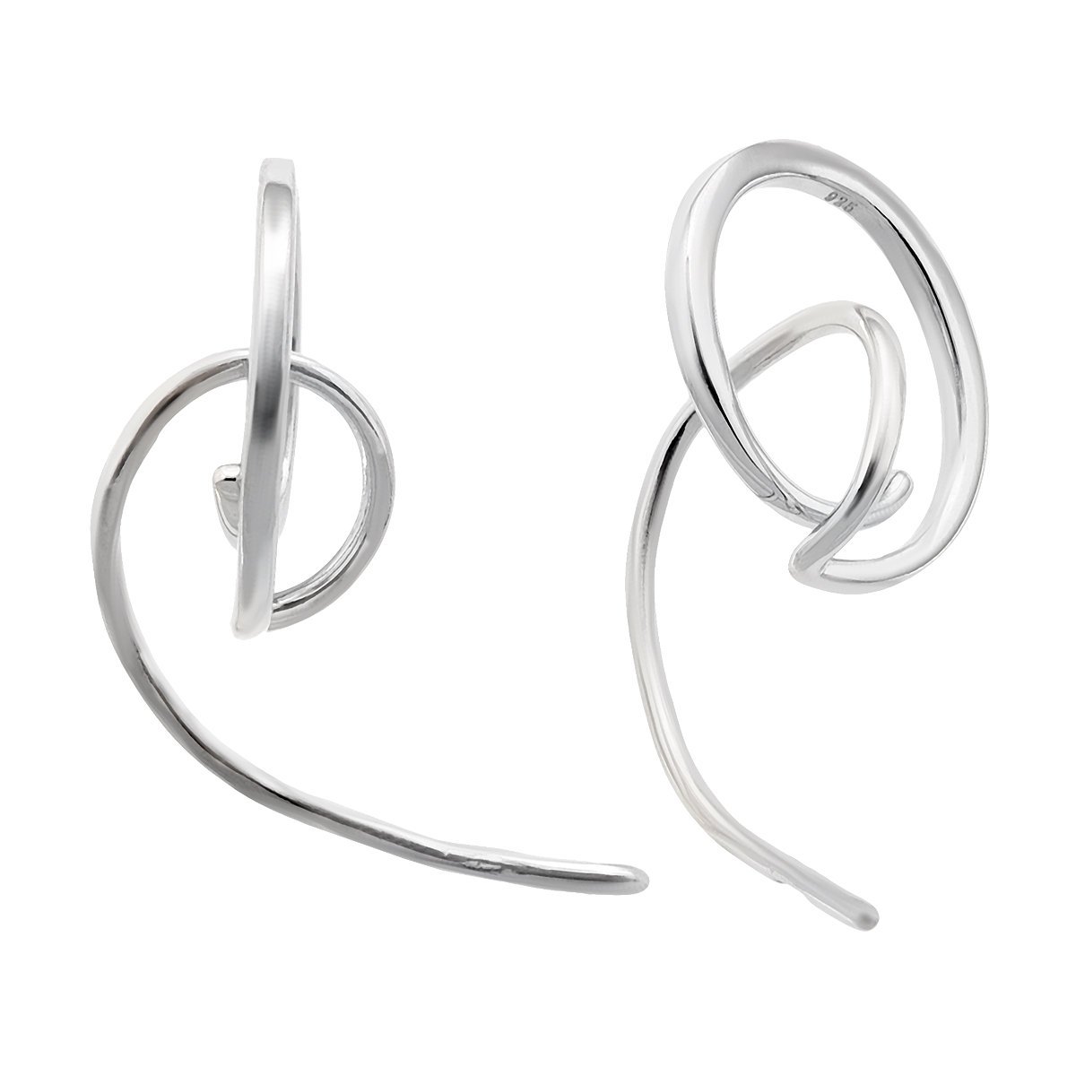 

Серьги продевки из серебра Balex Jewellery 2422900288, 2422900288